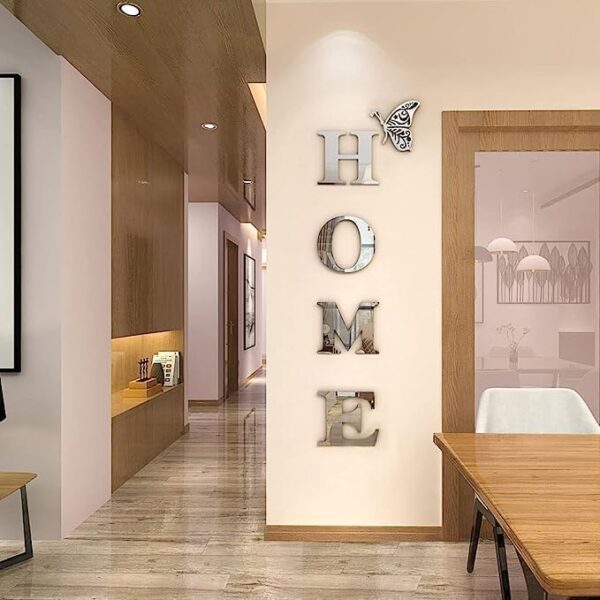 Home Wall Decor Letter Signs Acrylic Mirror