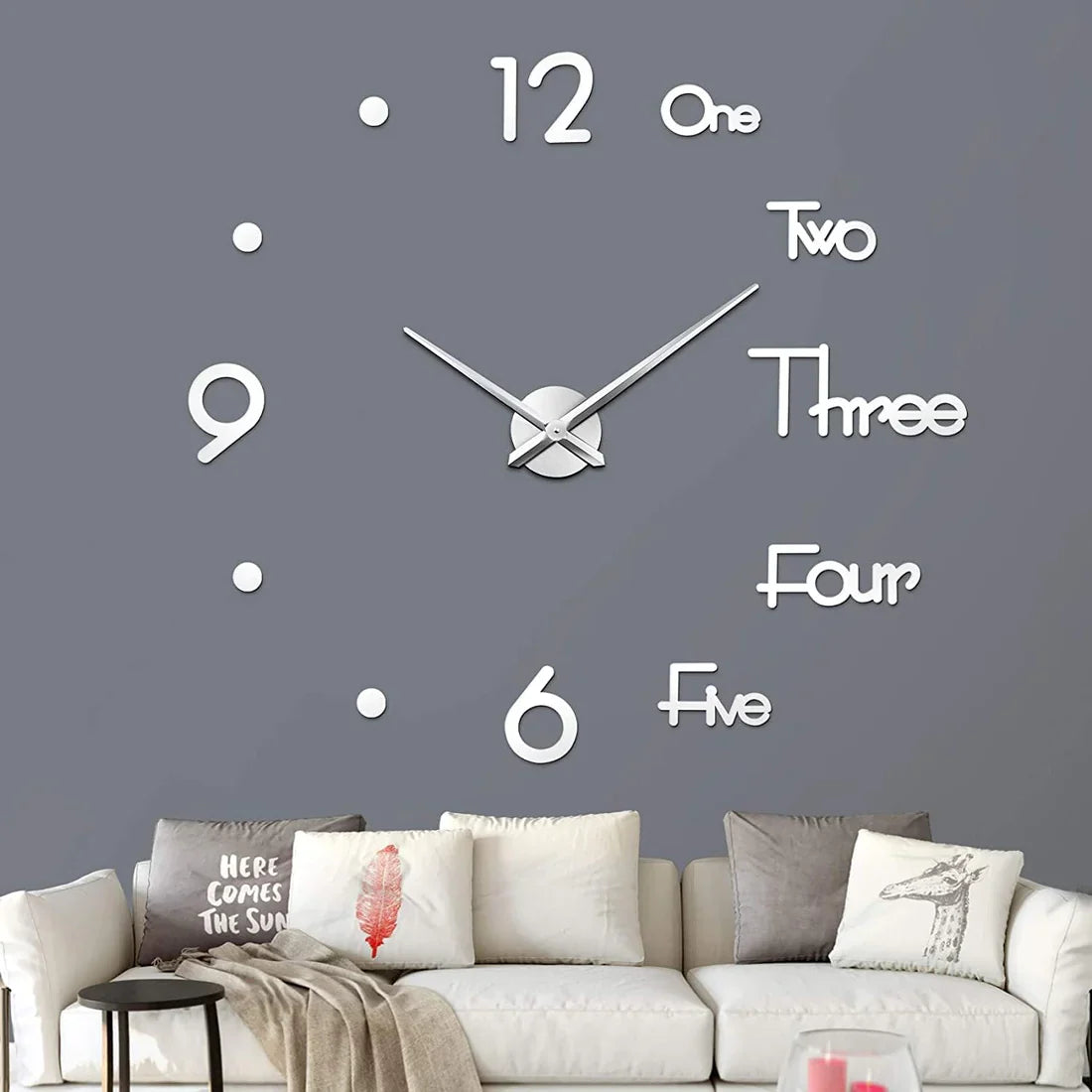 3D Wall Art - DIY Wall Clock Modern Design