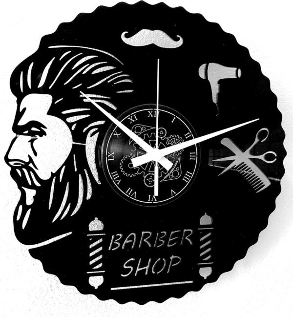 Barbershop Design Wall Clock - Wall Decor - Decorthat